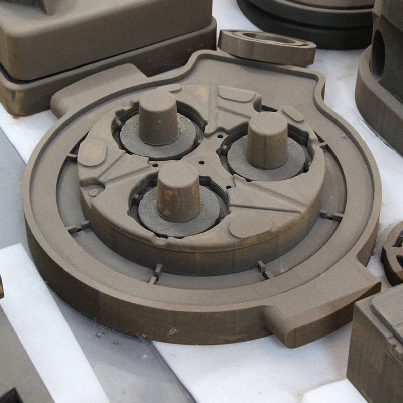 Binder Jet Sand Mold 3D Printed Parts